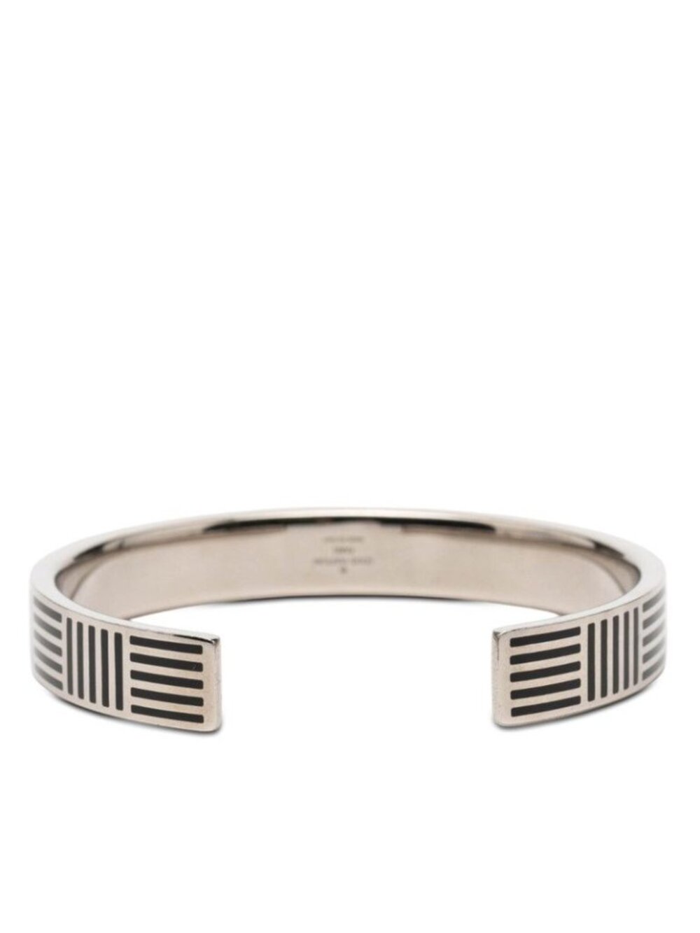 Louis Vuitton Damier Colors Jonck Bracelet Silver Black Metal - Picture 3 of 5